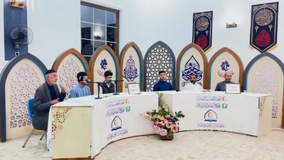 مشاهد من مسجد الفياض الفخم في الراشدية.. المنافسة القرآنية تبلغ أوجها (فيديو)