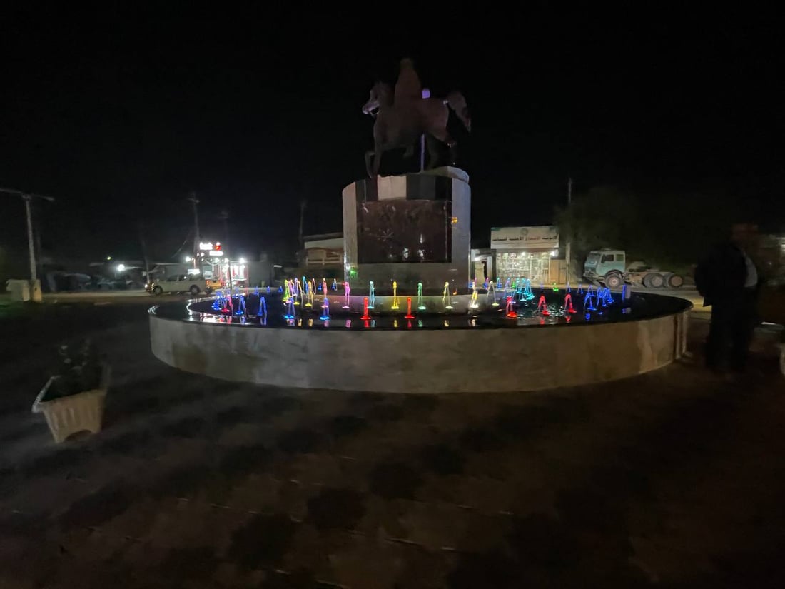 المشخاب سعيدة بنافورة “عبد الواحد” الجديدة.. التشغيل يومياً بعد صلاة المغرب