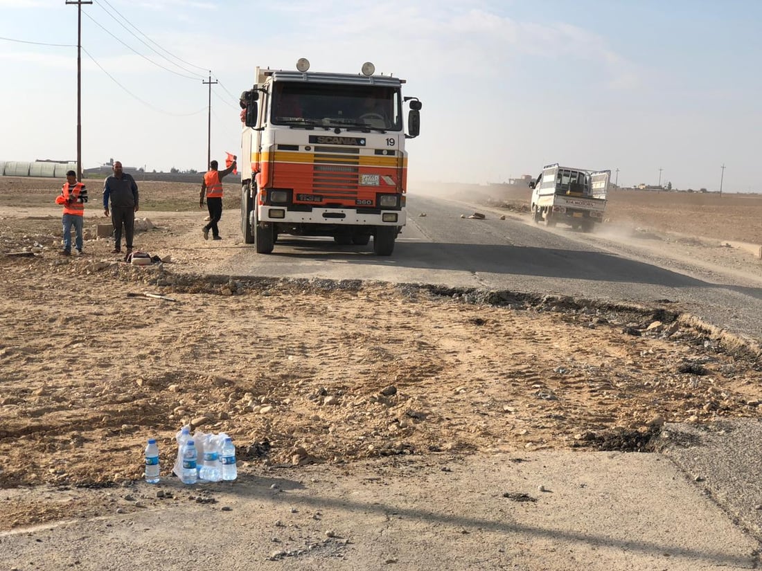 سنجار: “تبليط” الشارع الرئيسي من جيوب الأهالي