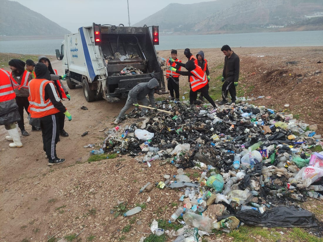 10 تۆن پاشماوه‌ له‌ به‌نداوى دهۆك ده‌هێندرا