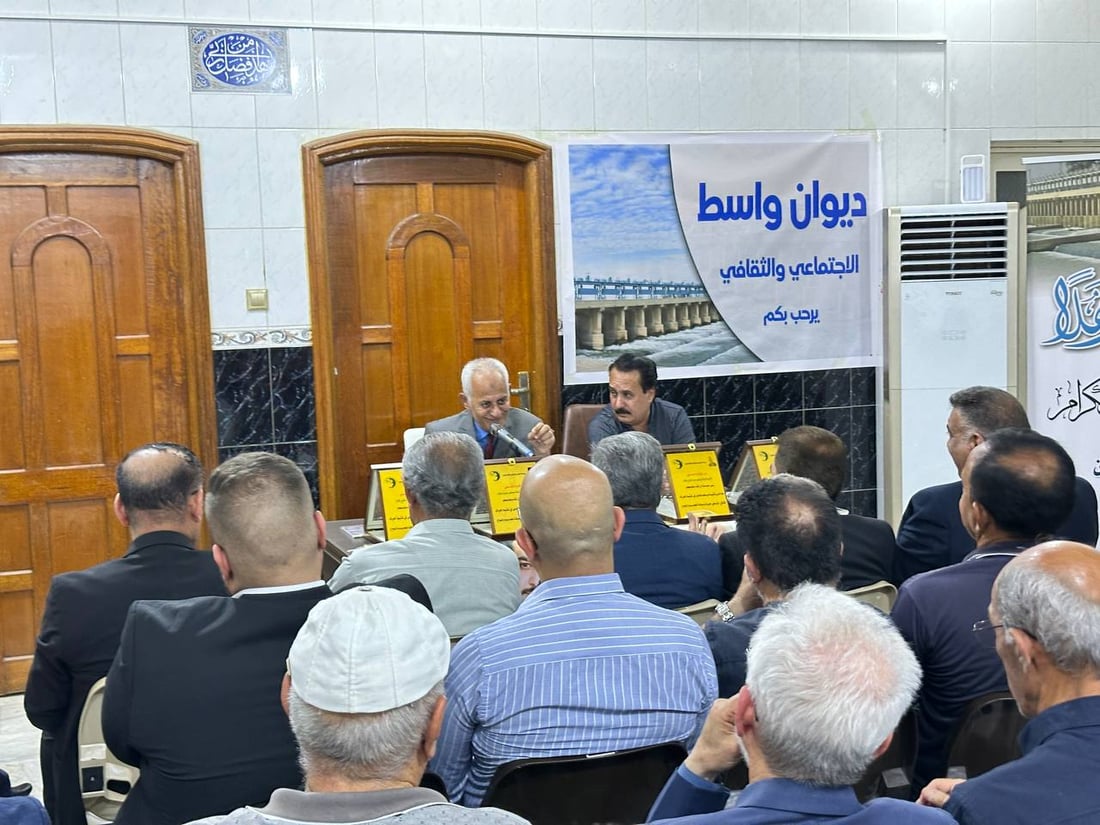 الكوت تحتفي بجيلين من الأدباء في أولى جلسات ديوان واسط الاجتماعي (صور)