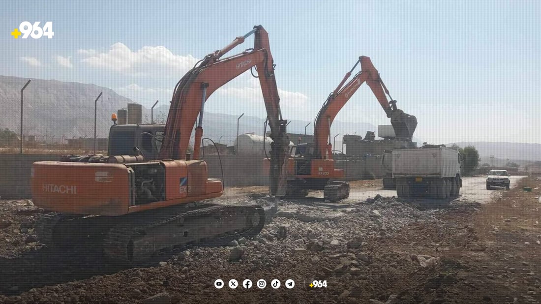 رێگای بەرهەڵگرەکانی دەربەندیخان نۆژەندەکرێتەوە