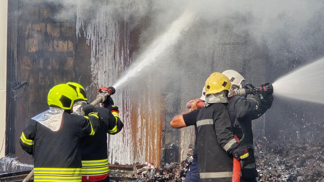 Fire damages multiple warehouses near Sulaymaniyah, injures seven