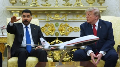 الزيدي يبلغ ترامب: جئتك من أقدم حضارة في العالم