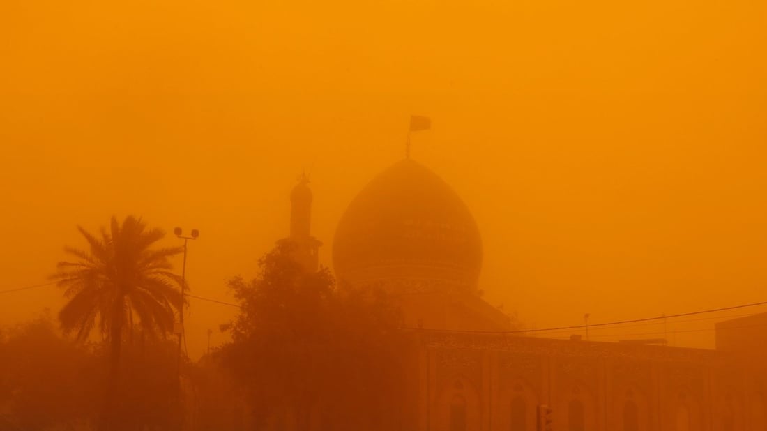 حاڵەتەكانی تەنگەنەفەسی بەهۆی خۆڵبارینەوە لە عێراق 3700 كەسى تێپەڕاند