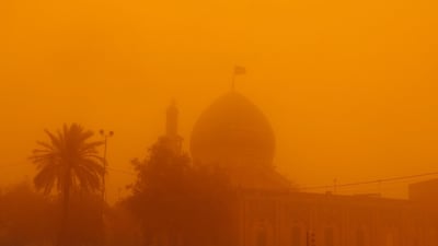 حاڵەتەكانی تەنگەنەفەسی بەهۆی خۆڵبارینەوە لە عێراق 3700 كەسى تێپەڕاند