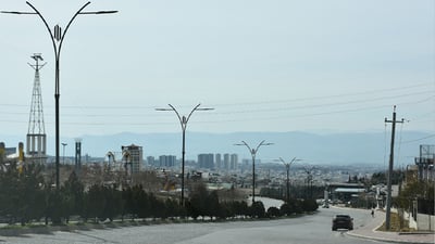 شەقامێکى قەرەباڵغى سلێمانى رووناک دەکرێتەوە