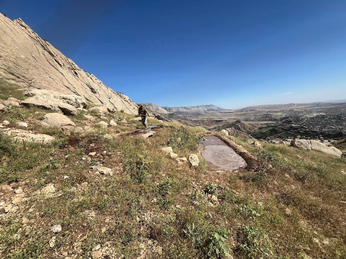 گۆم و سەرچاوە ئاوییەکانی چیای بەرانان پاککراییەوە