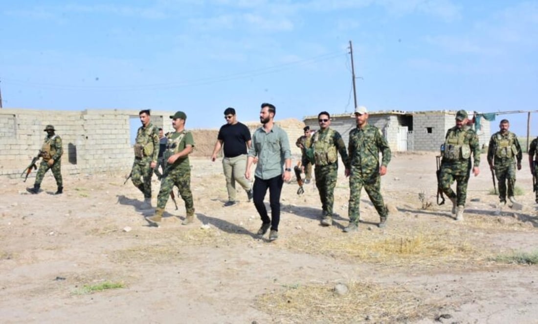 الحشد والجيش ينفذان عملية دهم وتفتيش في قاطع البشير جنوب غربي كركوك