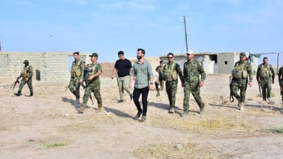 الحشد والجيش ينفذان عملية دهم وتفتيش في قاطع البشير جنوب غربي كركوك