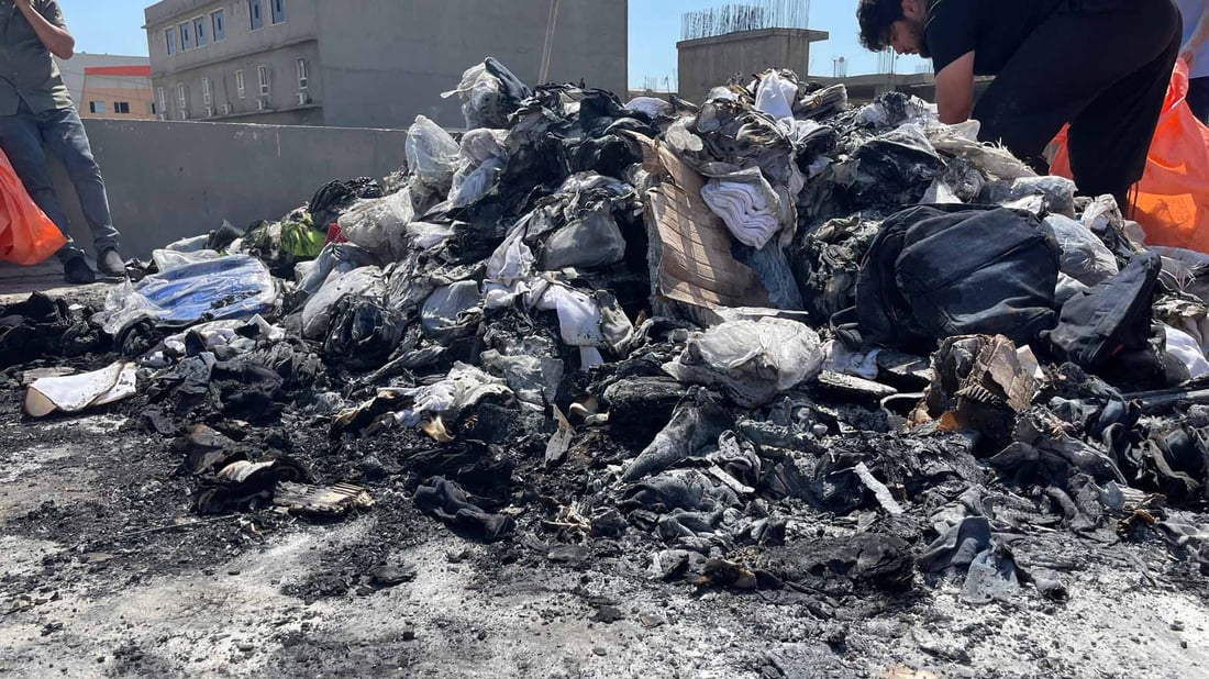 ئاگرەکەی بازاڕی شێخەڵای هەولێر کۆنتڕۆڵ کرا
