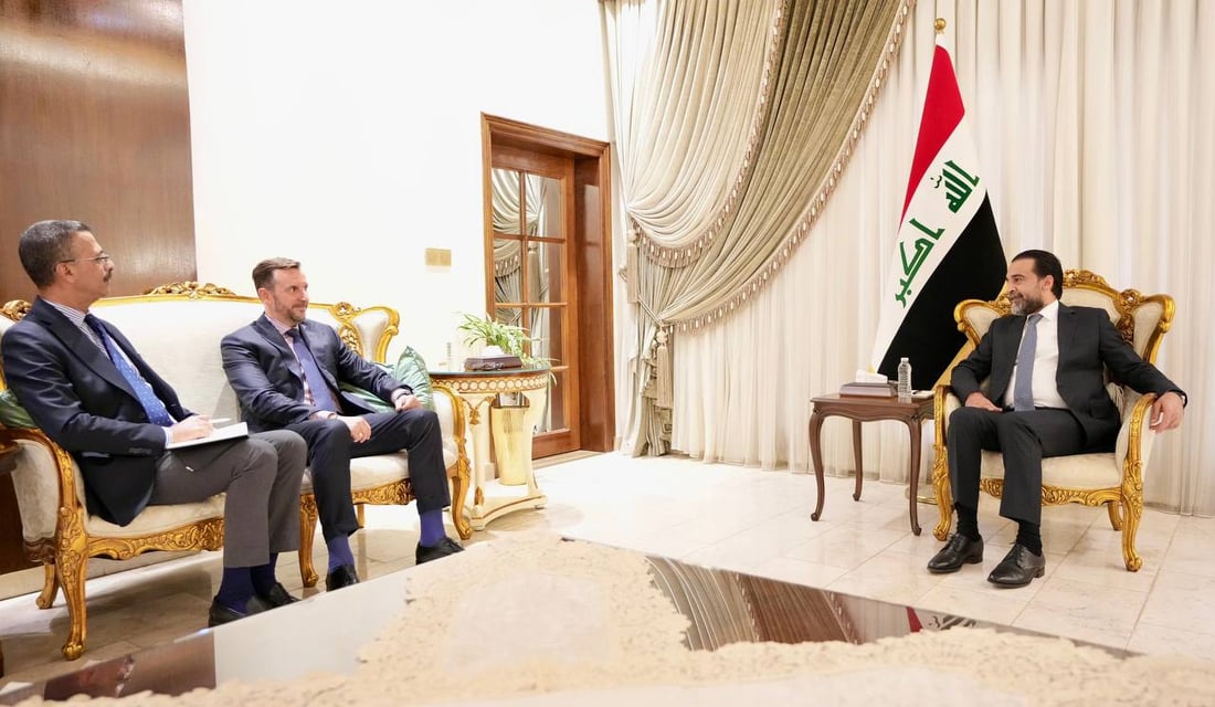 الحلبوسي يبحث نتائج الانتخابات مع السفيرين الفرنسي والإيطالي