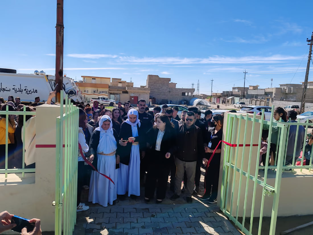 Rojhilat Garden opens in Sinjar, symbolizing community resilience