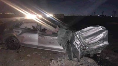 حادث سير يودي بحياة قريب النائب السابق محمد مهدي البياتي (صور)