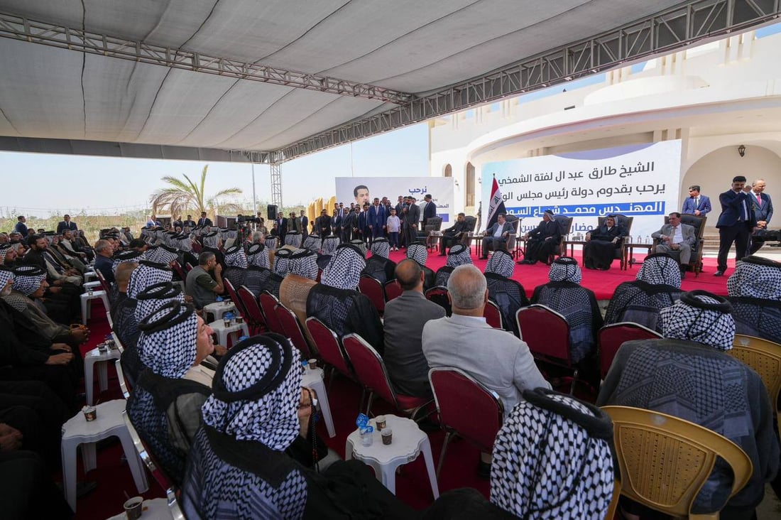 السوداني من مضيف الشمخي بالنجف: دور العشائر مهم في مكافحة المخدرات وحصر السلاح