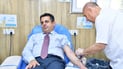 وەزیری تەندروستی بوتڵێک خوێنی بەخشییە بانکی خوێنی هەولێر