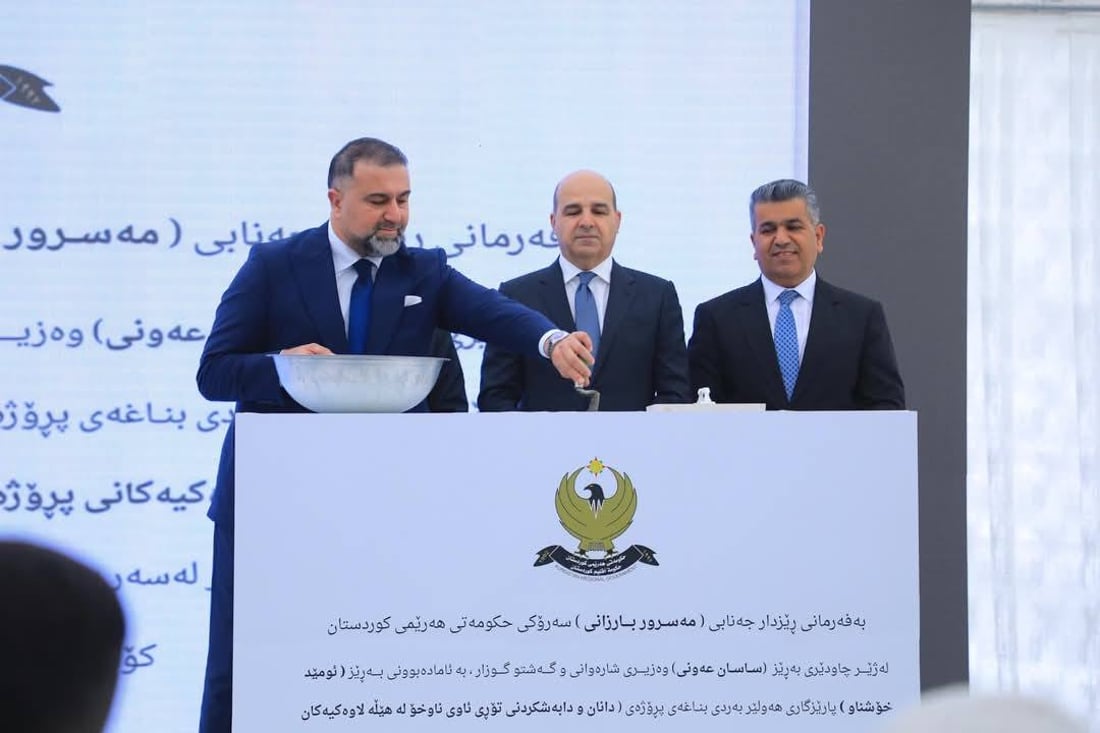 پرۆژەیەكی تۆڕی ئاوی خواردنەوە لە هەولێر 1000 بیر دادەخات