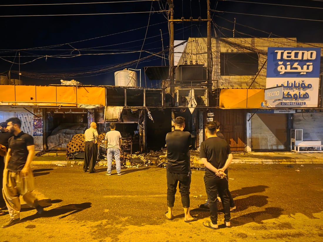 کارەبای ئەو 100 ماڵ و دوکانە دێتەوە کە محاویلەکەیان سووتا