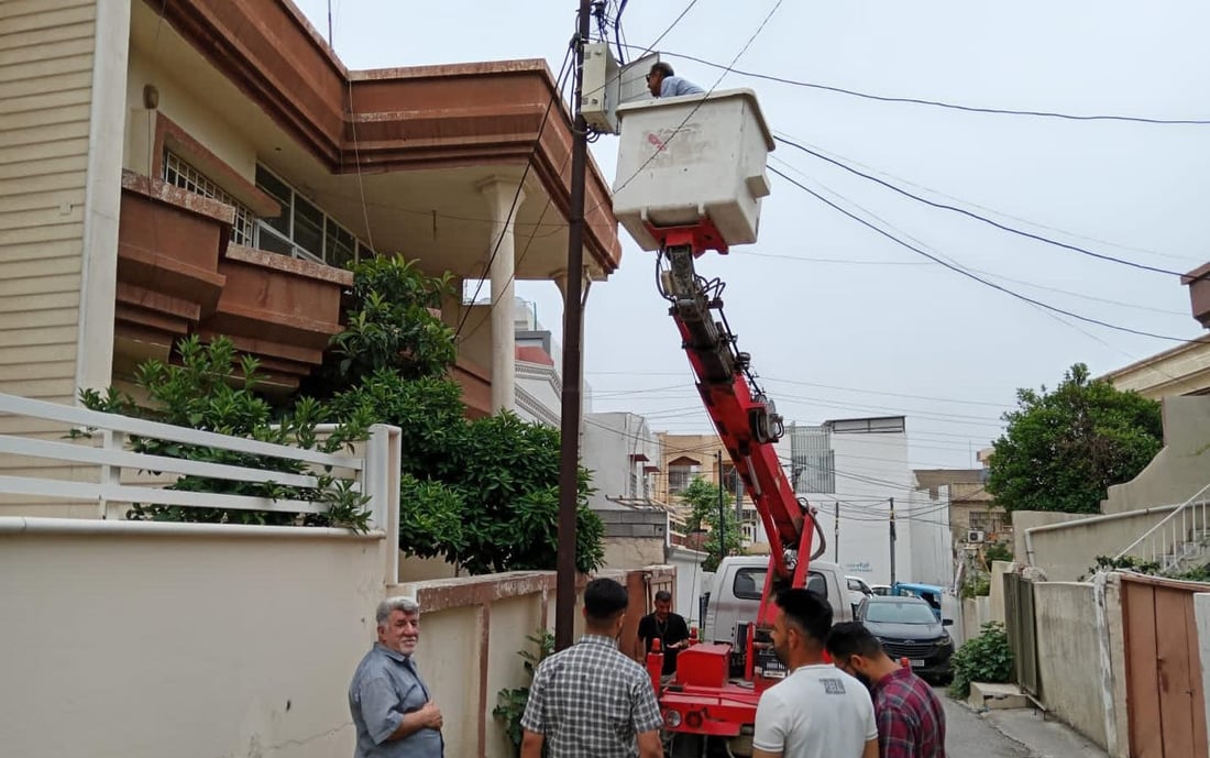 لە سلێمانی لەسەر پارەنەدان کارەبای چەند شوێنێک بڕدرا