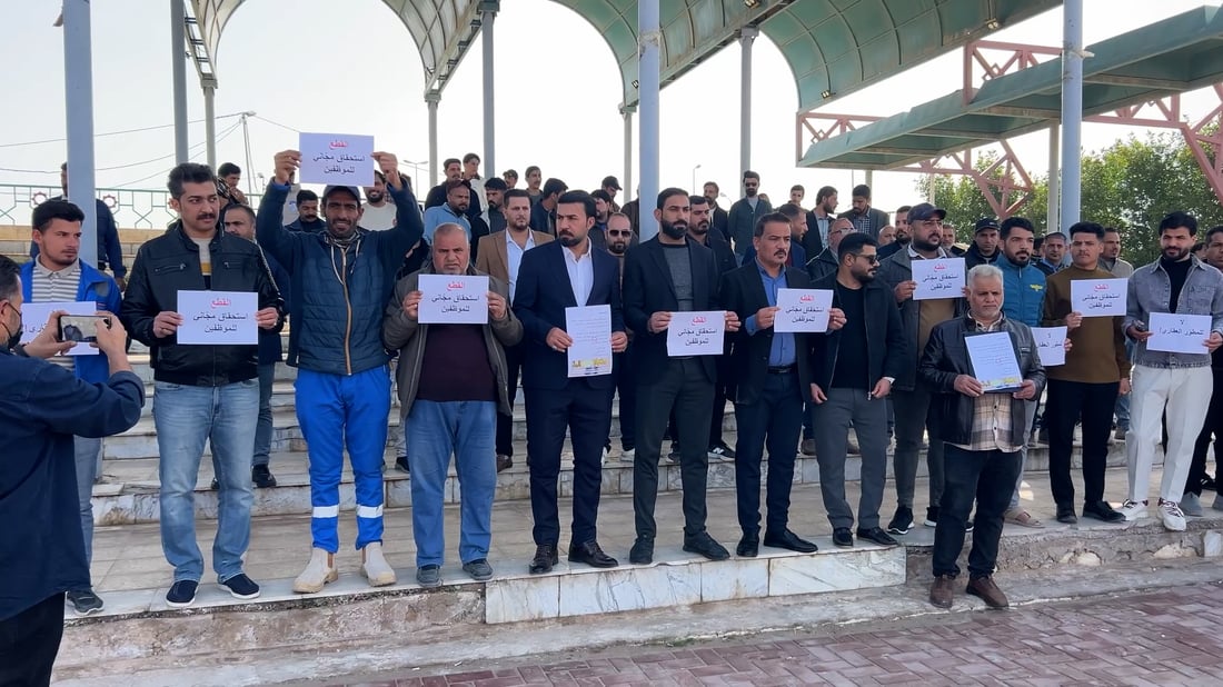 المطور العقاري يعجبهم لكنهم يريدون الأرض مكافأة.. تظاهرة لكهرباء السماوة