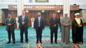 الزيدي يزور جامع أبو حنيفة النعمان في الأعظمية عقب أدائه صلاة العيد بالكاظمية