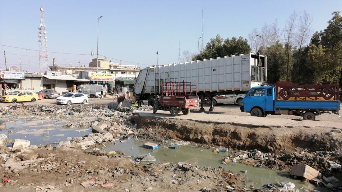 بلدية الحلة عن حاوية نفايات السوق العملاقة: مضطرون لإبقائها