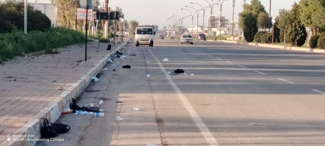 تا ئێوە لەخەو هەستان ژینگەپارێزان شەقامەکانی پایتەختیان پوخت و خاوێن کردەوە