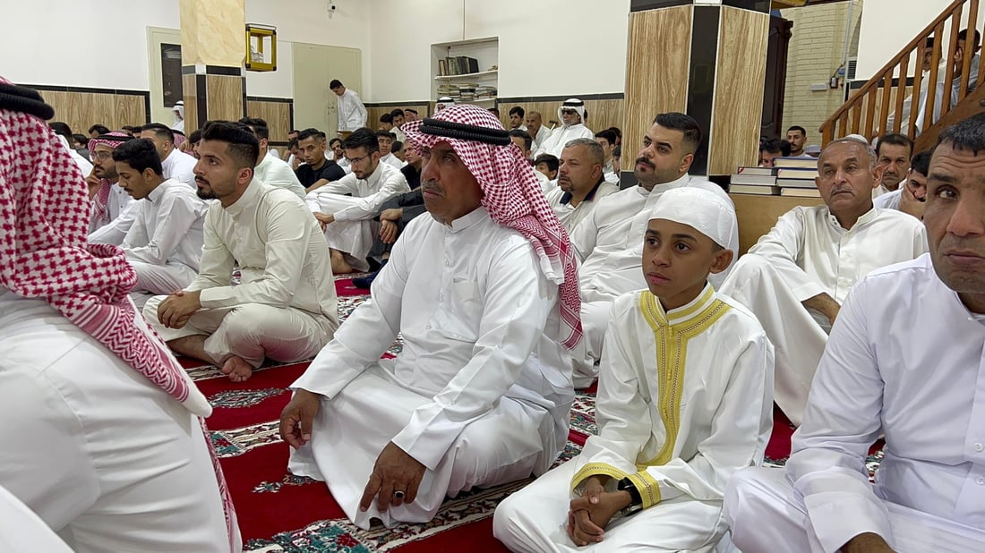 صور من الزبير: صلاة العيد في جامع الرشيدية عقبها فطور جماعي