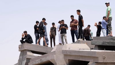 بعد 17 عاماً.. سامراء تتحرر من الساتر الأمني المحيط بالمدينة (صور)