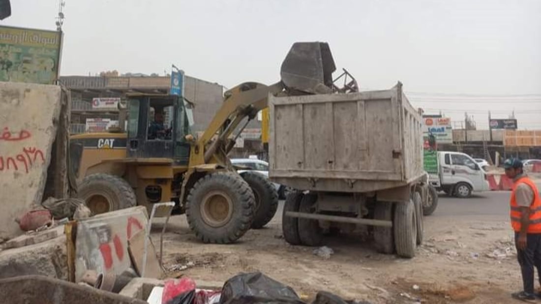 صور: الزعفرانية تستعيد وجهها.. إنهاء تجاوزات شارع المعهد وسوق الهوى