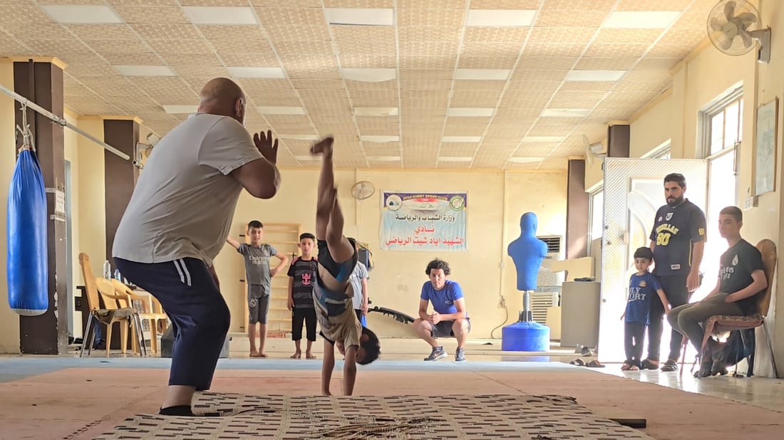 Mosul gymnastics club trains children for future Olympic dreams