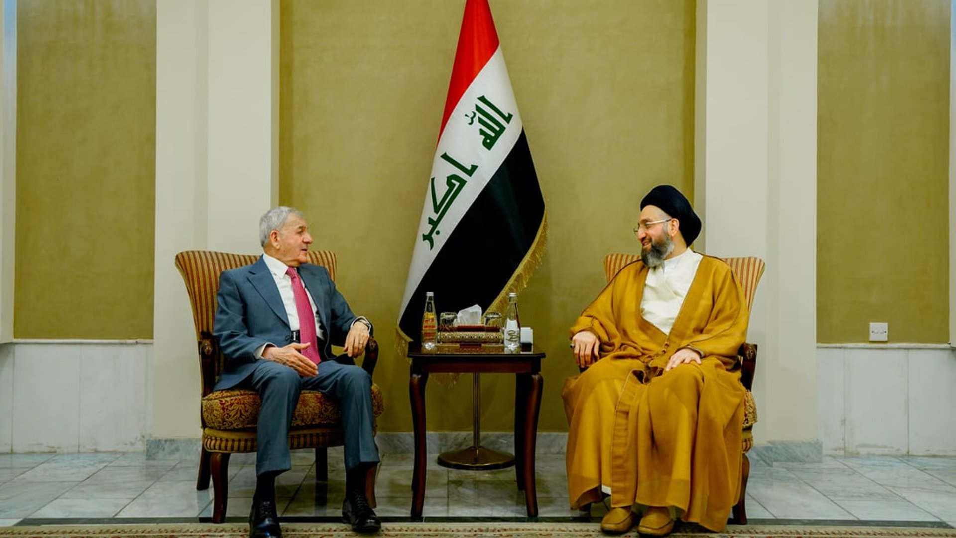 President Rashid, Ammar Al-Hakim discuss political climate, upcoming ...