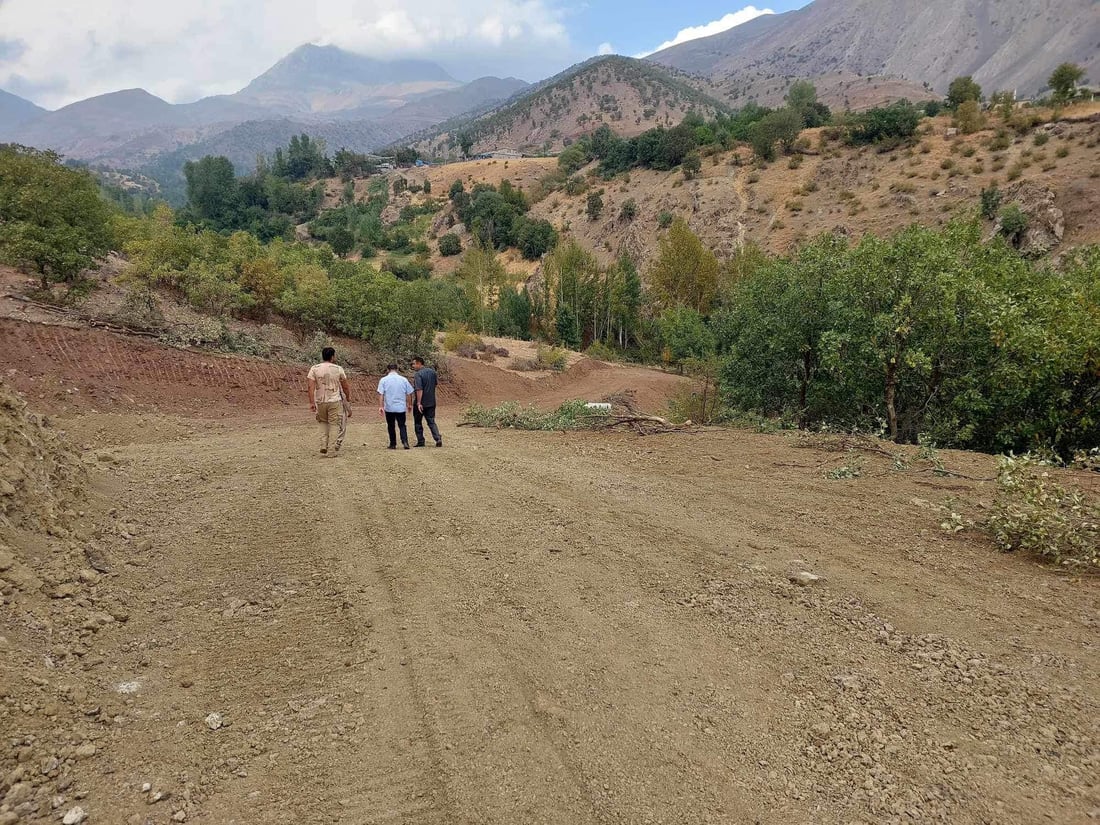 له‌ كوێستانه‌كانى چۆمان بۆ ‌یه‌كه‌مجار رێگایه‌ك بۆ جوتیاران دروست ده‌كرێت
