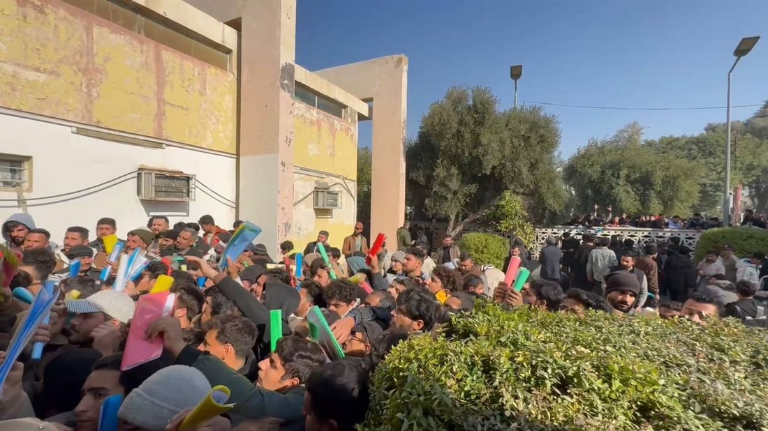 واسط تلجأ للإلكتروني بعد تدافع المتقدمين على وظائف حقل الظفرية