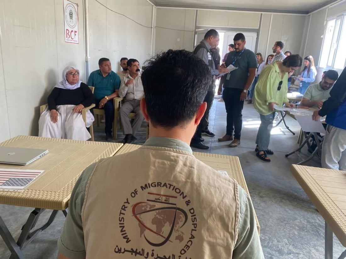 صور: وجبة جديدة من النازحين تعود من مخيم “شاريا” في دهوك إلى نينوى