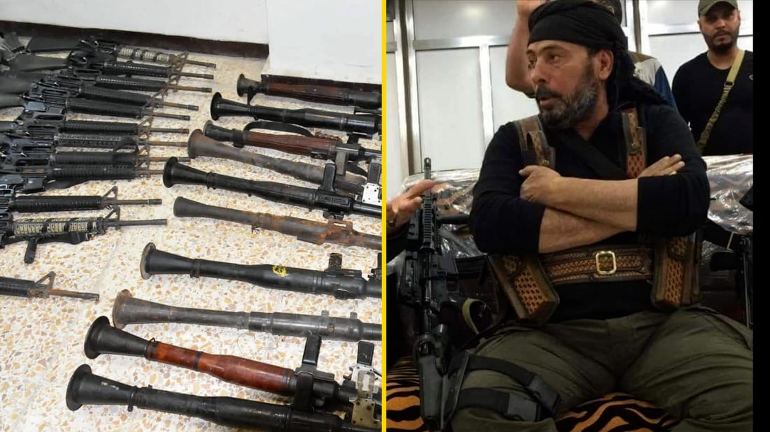 صور: الاستخبارات تداهم مقر “أبو درع” في مدينة الصدر وتصادر قاذفات وبيكيسيات