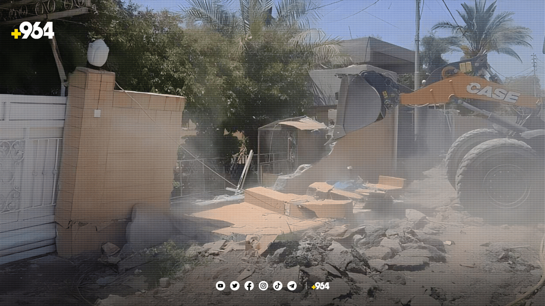 سەرەڕای ئەوەی تاپۆیان هەیە بەشێک لە خانووەکانیان روخێندرا