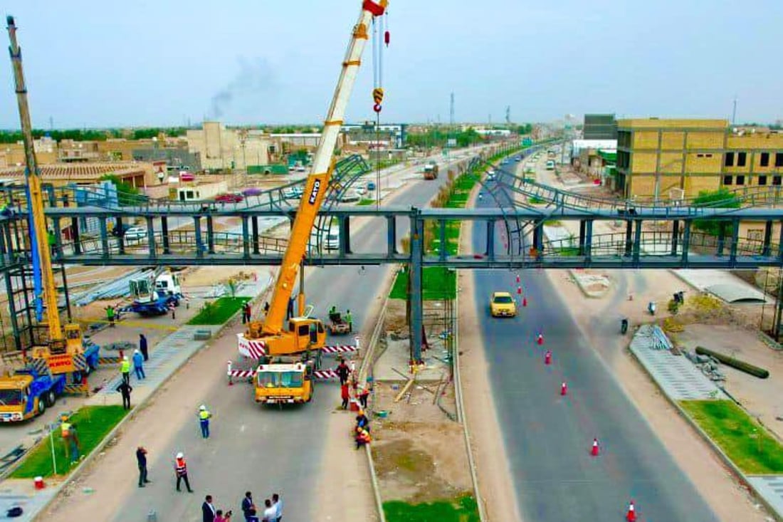 جسر جديد في ذي قار: كهربائي ومكيف..  وعبور أسهل لأصحاب الرعاية