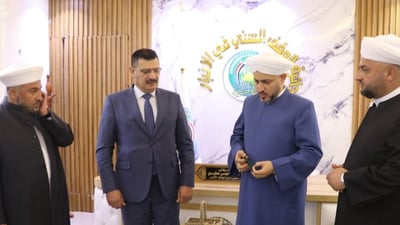 الوقف السني يثمن خطوات “الزيدي” بحصر السلاح ويصف “فائق زيدان” بصمام أمان العراق