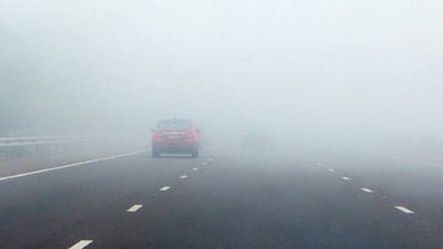 Severe fog warning issued for Sunday morning with ‘near-zero’ visibility