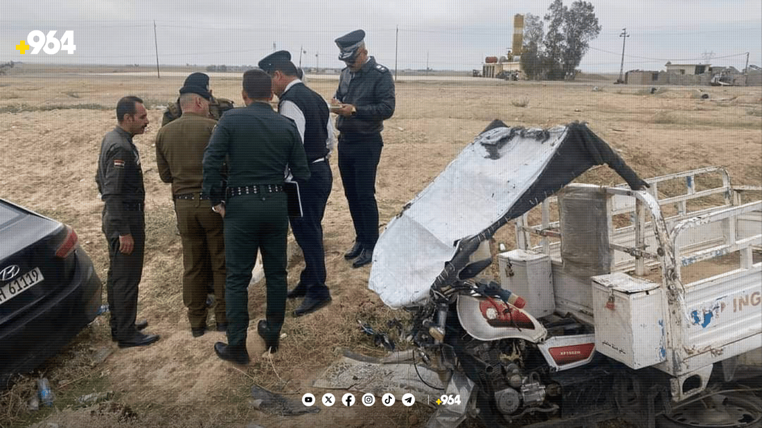 پێنج کەس بە سەختی لە رێگەی کەرکوک بریندار بوون