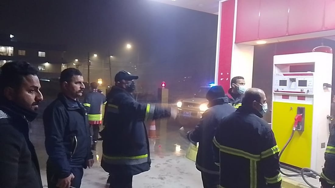 بەرگری شارستانی سۆران پشکنین بۆ بەنزینخانەکان دەکات