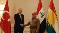 بارزاني: بحثت مع أردوغان سبل التعاون المستمر لتحقيق مص...