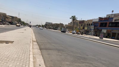 صور من شارع الشلامجة في حي العامل البغدادي: مبلط وجميل.. لا تنقصه إلا الحاويات!