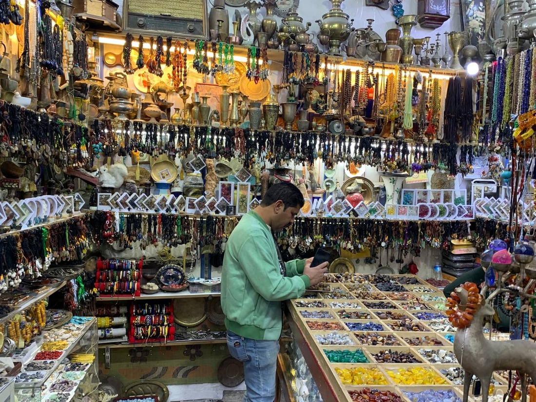 أسد ودب قطبي وأرخصها الهدهد.. الكربلائي تعلم التحنيط واشتهر في كّل العراق (صور)