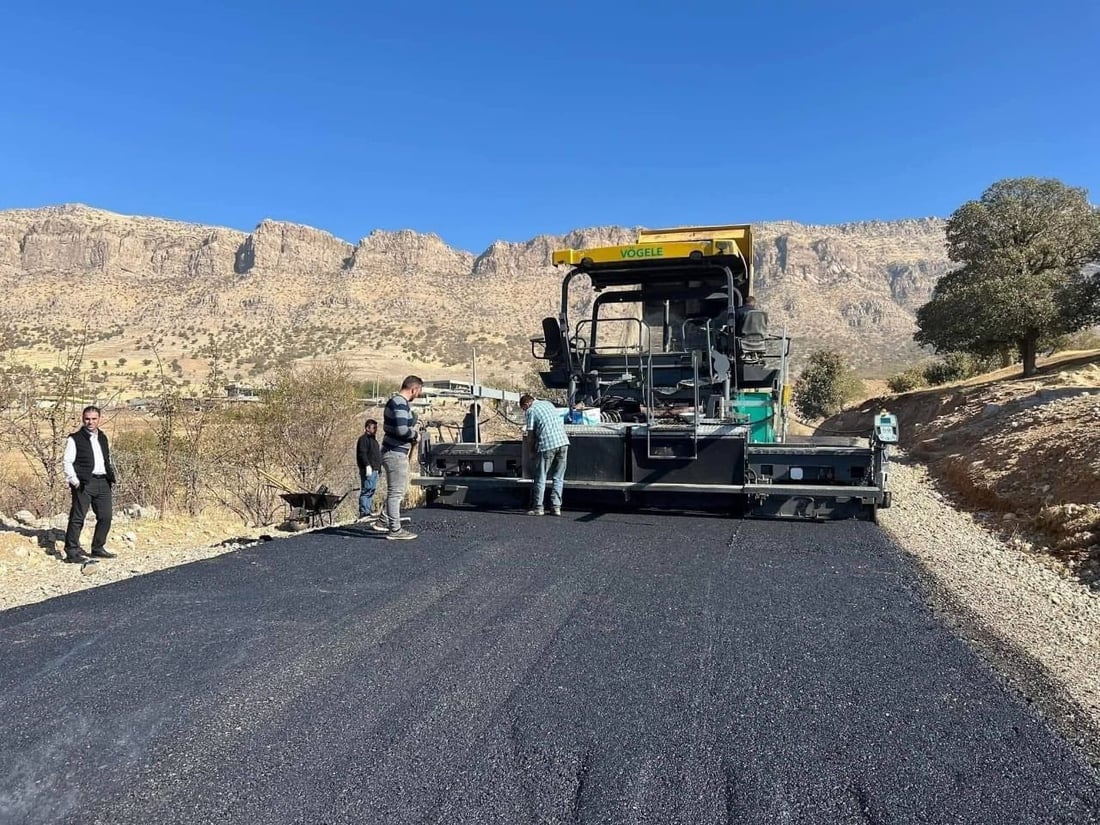 رێگای چەند گوندێک لە ناحیەی بنگرد قیرتاو دەکرێت