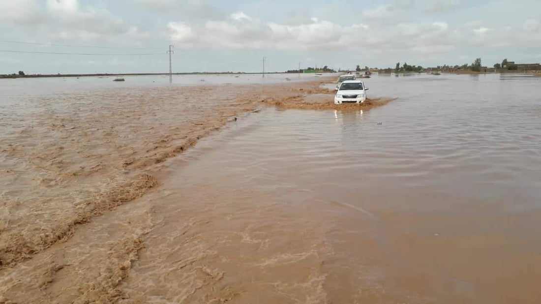 الأمطار تحاصر مدن كرميان.. وتعليق التنقل لحماية الأهالي
