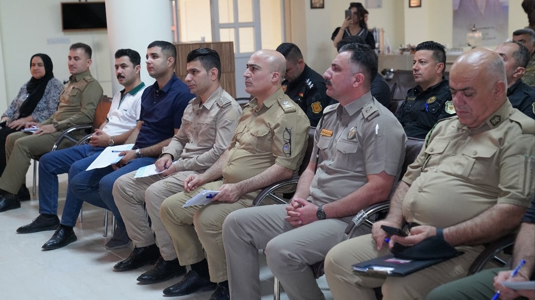 بۆ پاراستنی مافەکانی تۆمەتباران ئەفسەر و کارمەندانی پۆلیس هه‌ڵه‌بجه‌ خرانه‌ زنجیره‌یه‌ك خوله‌وه‌