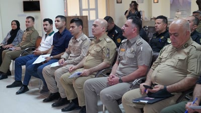 بۆ پاراستنی مافەکانی تۆمەتباران ئەفسەر و کارمەندانی پۆلیس هه‌ڵه‌بجه‌ خرانه‌ زنجیره‌یه‌ك خوله‌وه‌