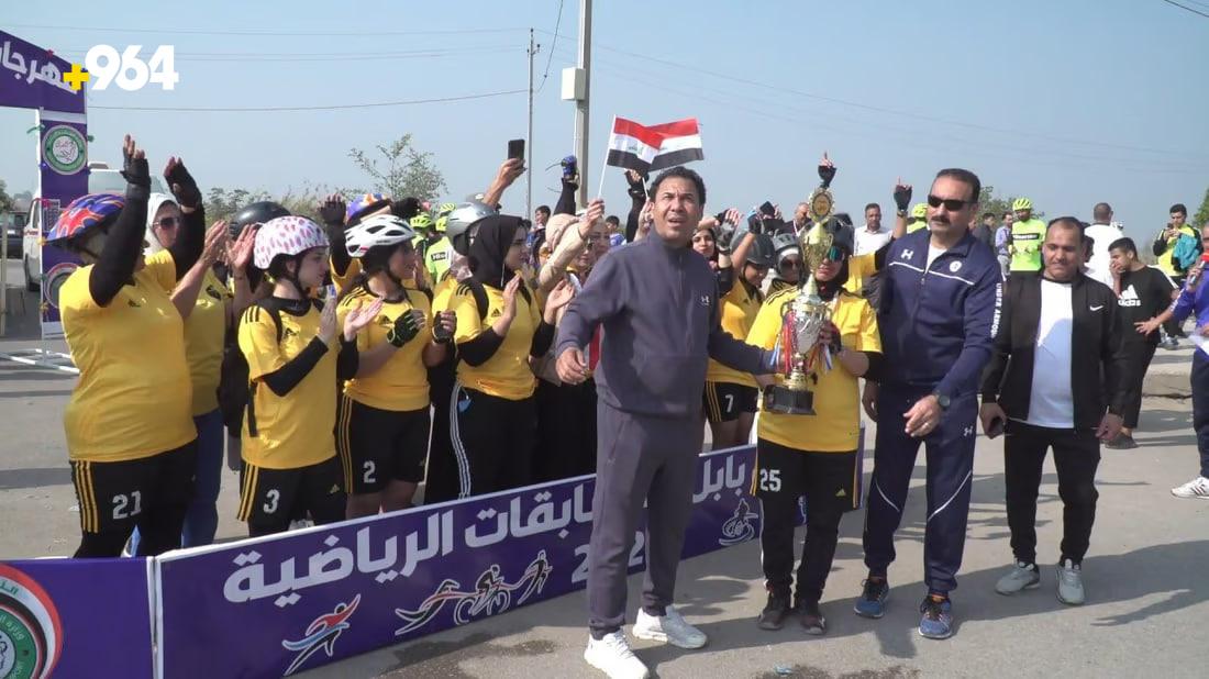 Marathon and cycling competition unites Babylon and Baghdad